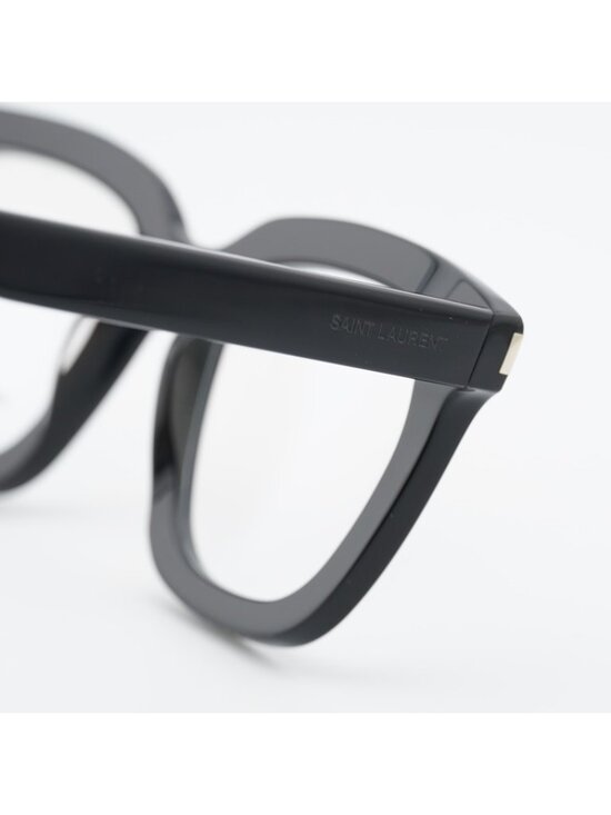 Saint Laurent SL465 OPT 001 Eyeglasses Black 51mm Square Frame main image 7